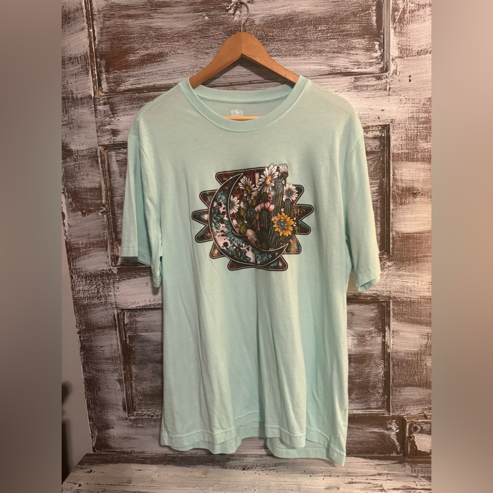 Athletic Works Mint Graphic Tee
